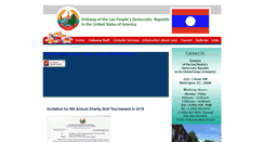 Desktop Screenshot of laoembassy.com